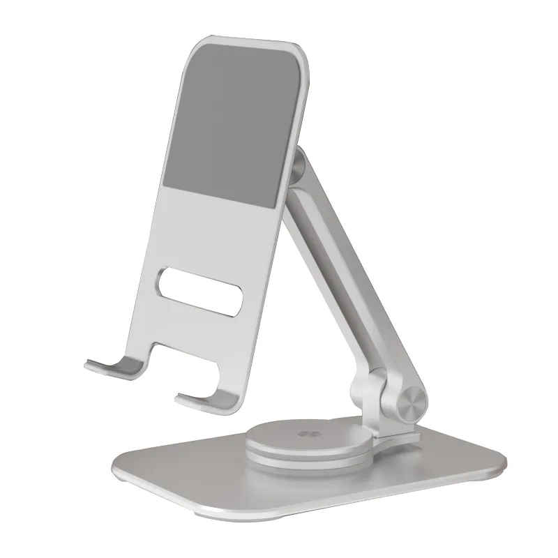 Silver-phone-stand-for-desk-K01S