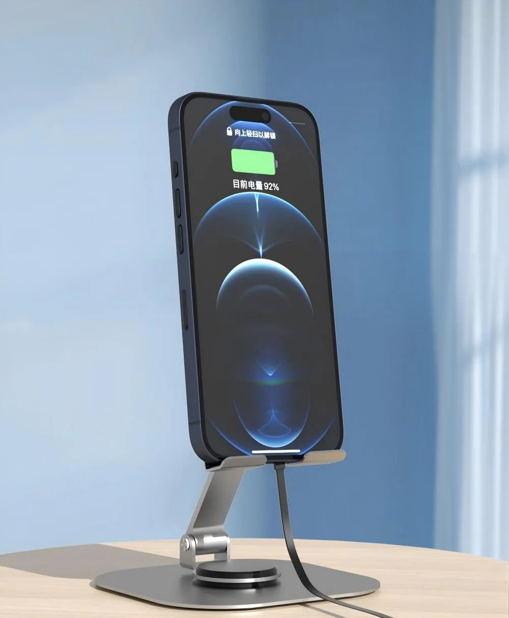 Gray-phone-stand-K09-detail